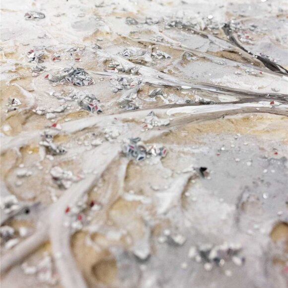 Abstract Textured Tree Art Canvas - Picture 2 of 6